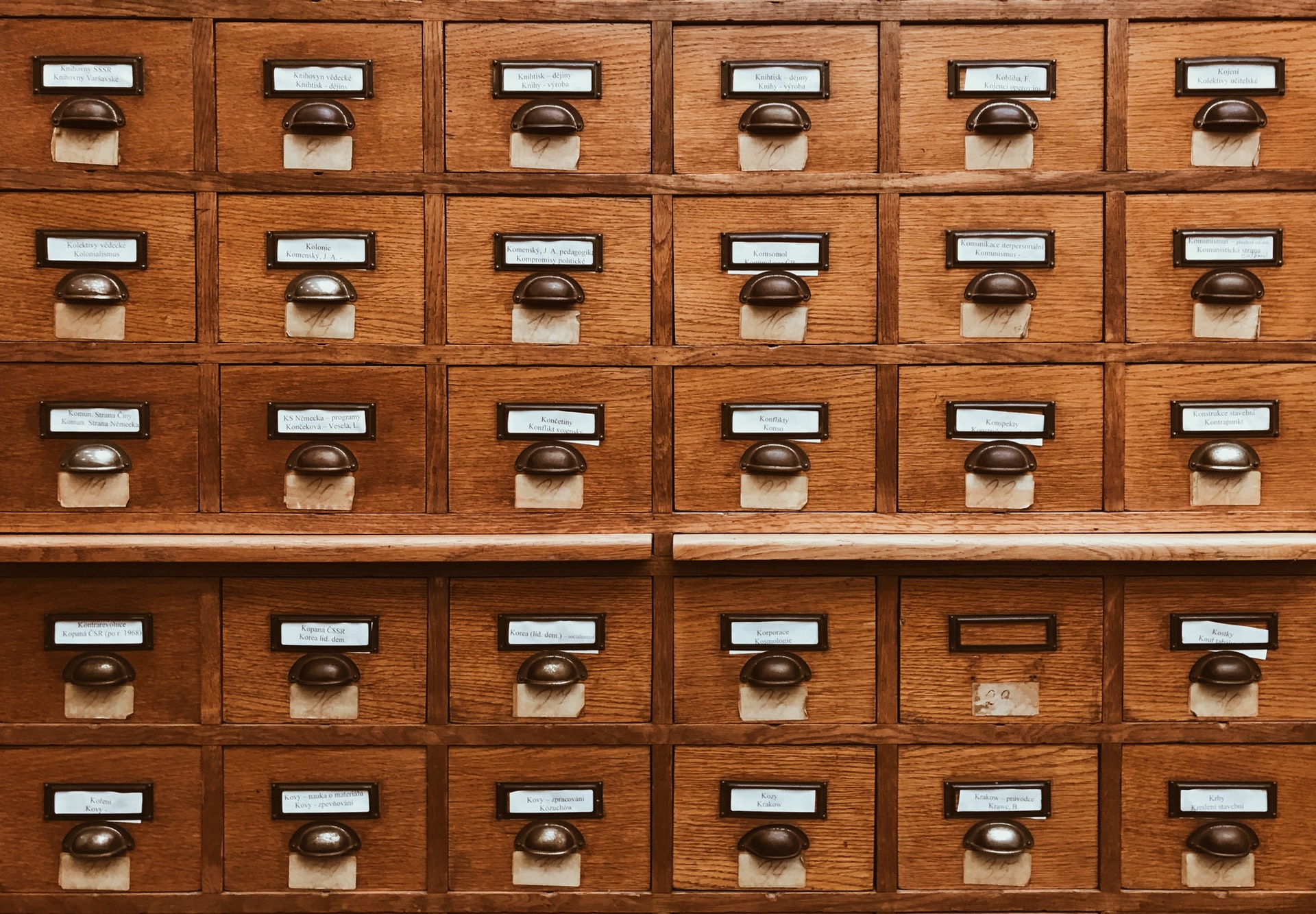 unsplash drawers